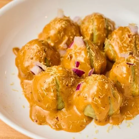 Tikka masala momos